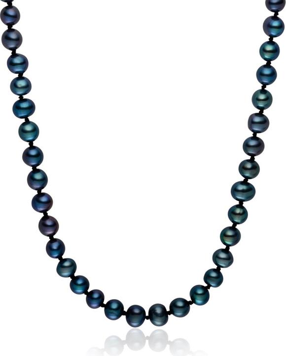 Actual product image Lulu & Jane Brass freshwater cultured pearl silver 42.0 cm base chain + 5.0 cm extension - 33346 (Brass, 42 - 47 cm)