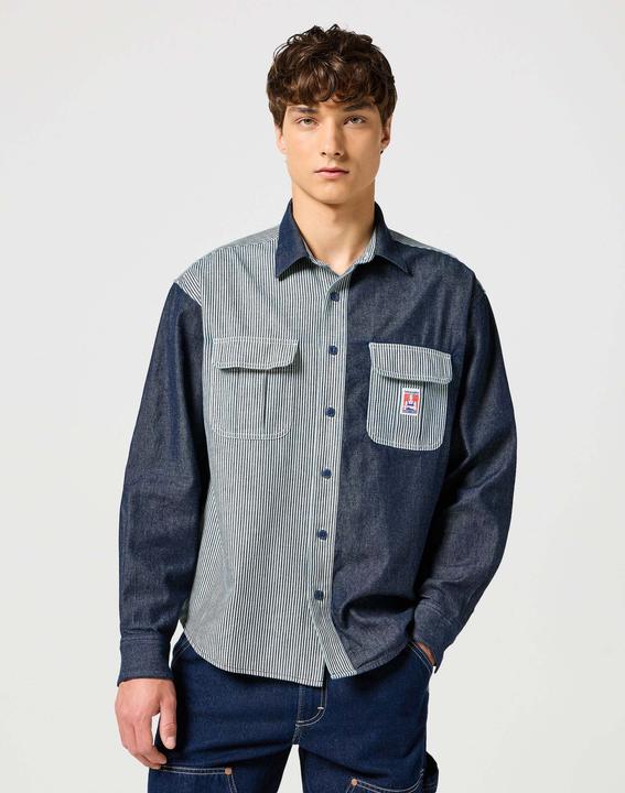 Wrangler Langarmhemd Casey Colorblock Shirt (S)