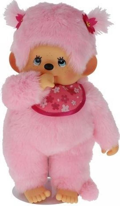 Actual product image Monchhichi Bandai SE24242 Plush Sakura, Pinky Pink, 80 cm (80 cm)