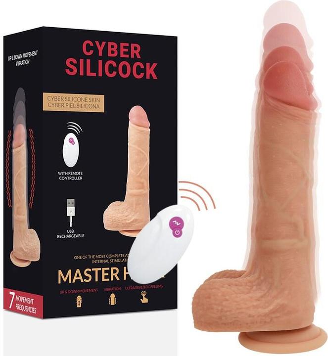 Actual product image Cyber Silicock Remote Control Realistic Master Huck