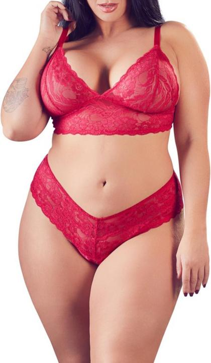 Cottelli Collection Soutien-gorge et string ouvert