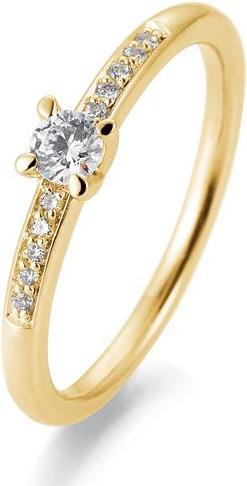 Actual product image Breuning Pavé engagement ring (58, 585/14 K Gold)