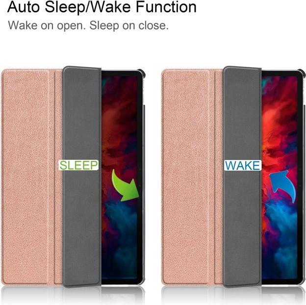 Actual product image MU Classic Triple foldable leather cover (Tab P11 Pro)