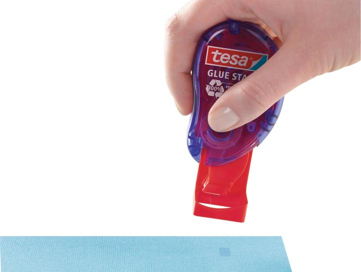 Actual product image tesa Adhesive stamp ecoLogo, double-sided adhesive pads for quick gluing of paper, cardboard & photos