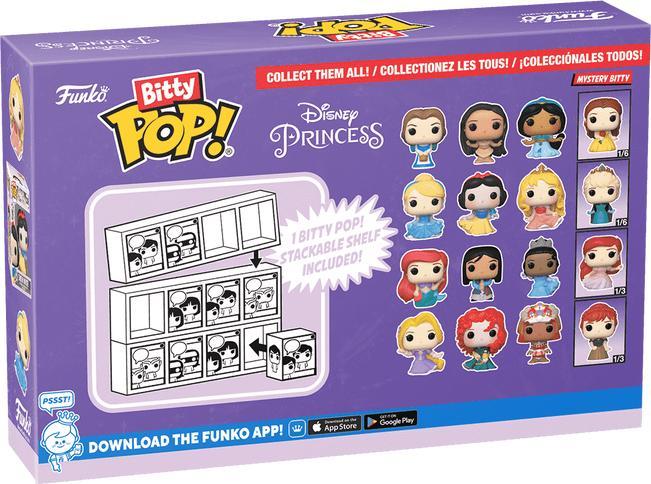 Immagine prodotto Funko Principesse Disney confezione da 4 statuette Bitty POP! in vinile Cenerentola 2,5 cm