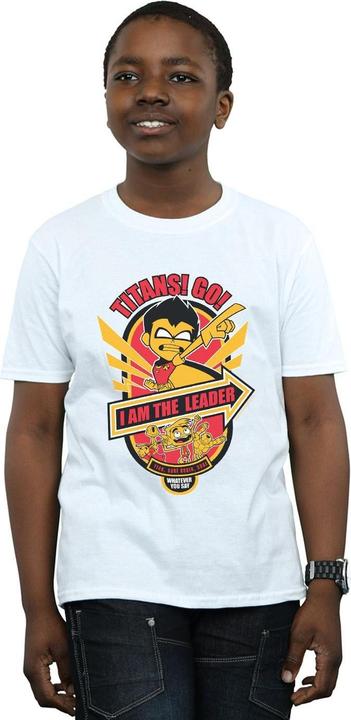 Image du produit - T-shirt TEEN TITANS GO AM THE LEADER - Garçon (128)
