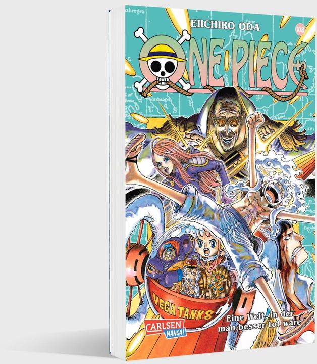 Actual product image One Piece 108 (German, Eiichiro Oda, 2025)