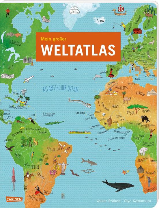 Immagine prodotto Mein grosser Weltatlas (Tedesco, Precisioni Volker, Yayo kawamura, 2023)