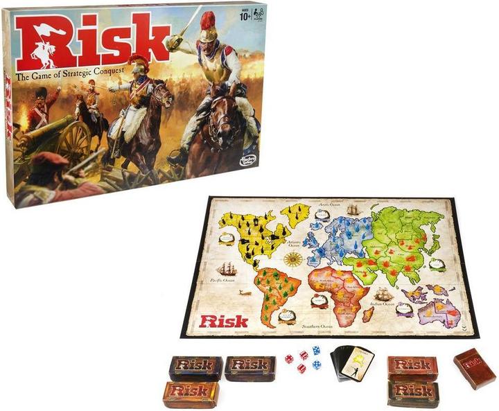 Actual product image Hasbro Gaming Risk Board game War (Finnish)