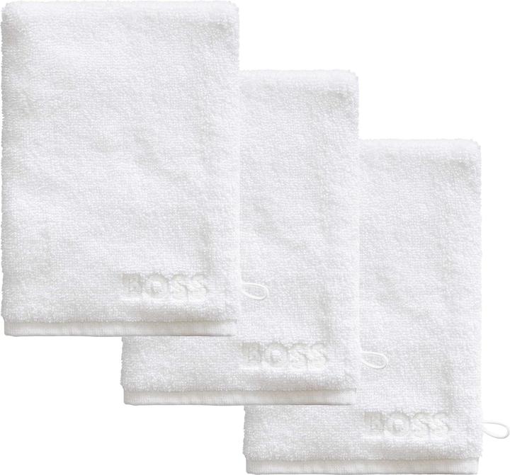 BOSS PLAIN Gant de toilette paquet de 3