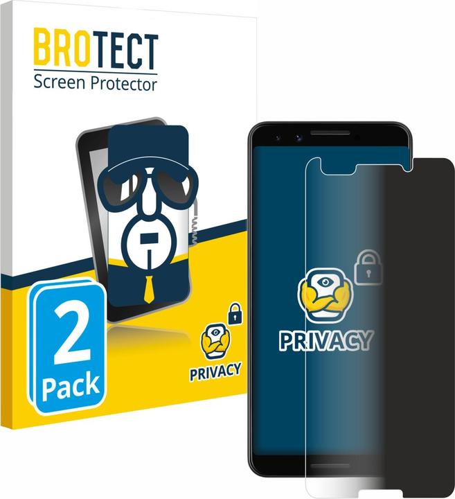Actual product image BROTECT Anti-spy privacy film Blue light protection film (2 Piece, Google Pixel 3)