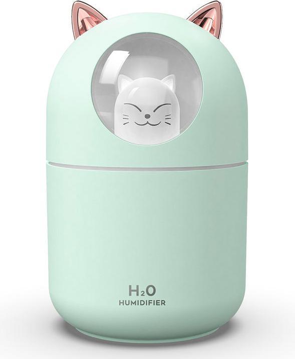 Immagine prodotto VR Shinecon Umidificatore a luce notturna, modello H2O acqua di gatto verde