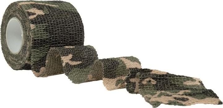 Actual product image Mil-tec Adhesive Tape Woodland 50mm x 4.5m
