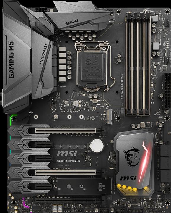 Actual product image MSI Z370 Gaming M5 (LGA 1151, Intel Z370, ATX)