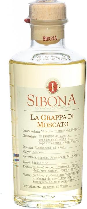 Image du produit Sibona Grappa di Moscato (1 x 50 cl)
