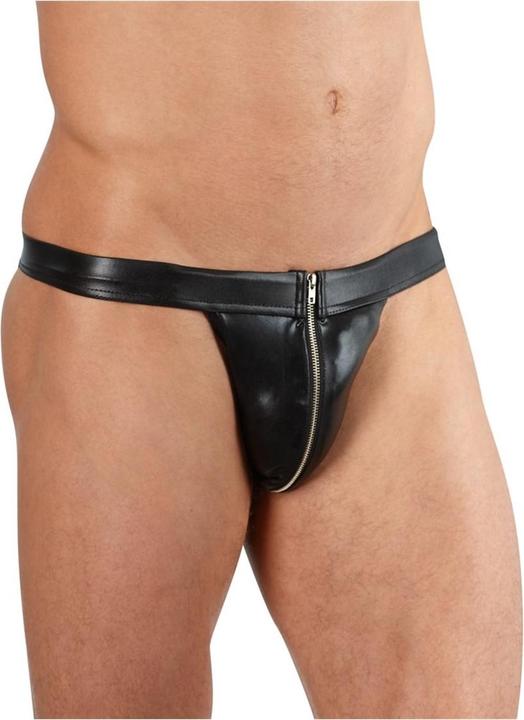 Image du produit Svenjoyment Slip wetlook avec zip (L)