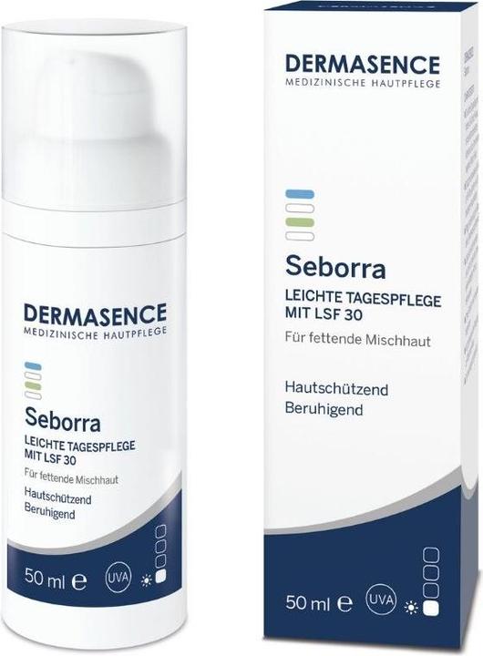 Actual product image Dermasence Seborra light day care LFS 30 (50 ml, Day cream, SPF 30)