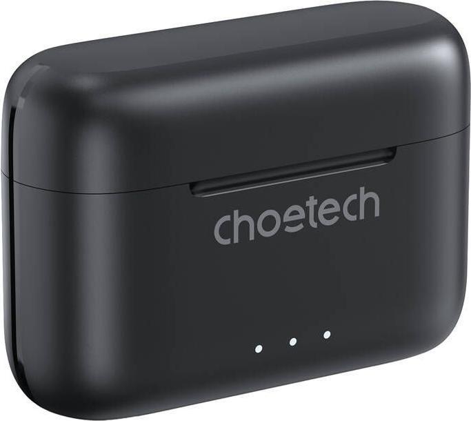 Actual product image Choetech Wireless Earphones TWS BH-T15 ANC+ENC (black) (ANC, 6 h, Wireless)