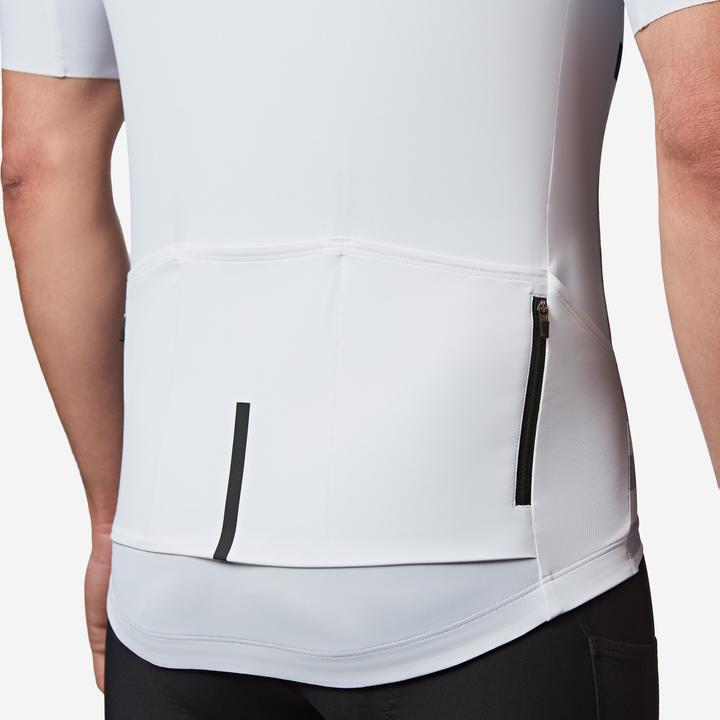 Actual product image Van rysel Rennrad Fahrradtrikot Sommer kurzarm Herren Slimfit Endurance 2 weiss/blau (M)