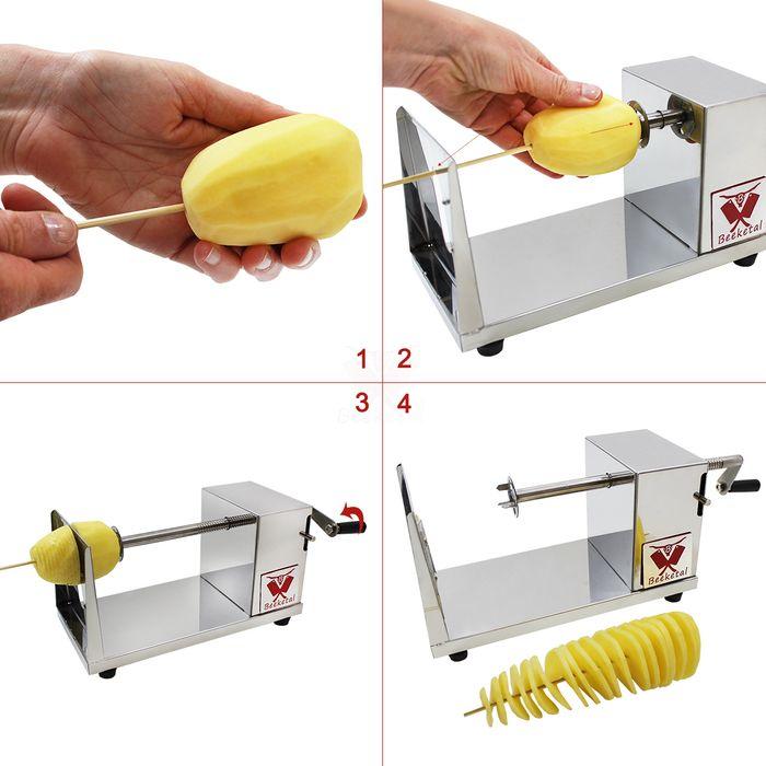 Image du produit Beeketal Coupeuse de spirales de pommes de terre et légumes