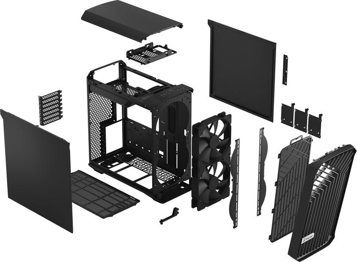 Actual product image Fractal Torrent Compact Black Solid (ATX, mATX, Mini-ITX, E-ATX)
