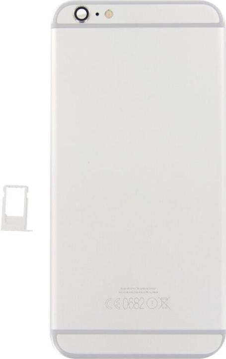Actual product image OEM Replacement iPhone 6s Plus Back Cover Complete Set Silver (Cover, IPhone 6S Plus)
