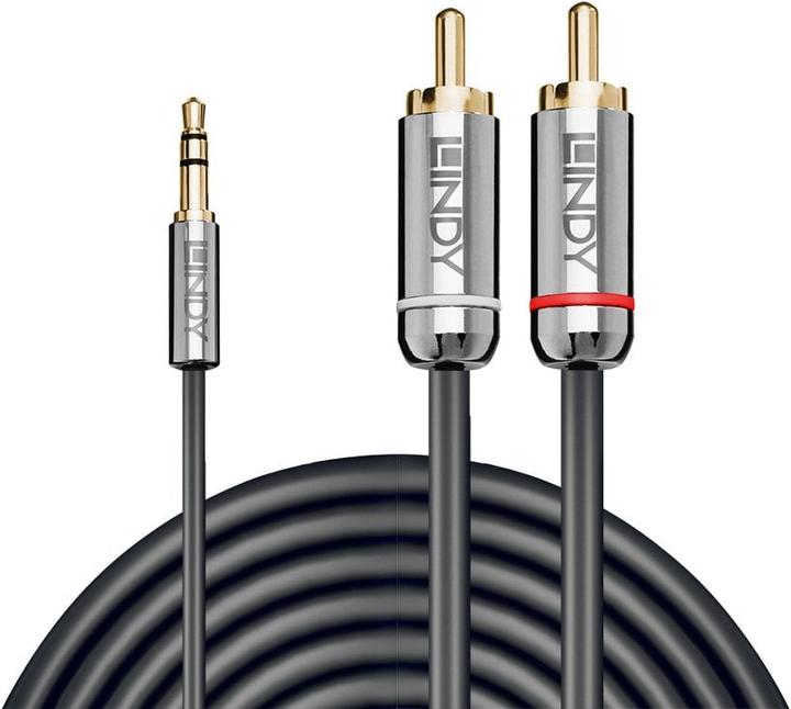 Produktbild Lindy an Phono Audiokabel, Cromo Line (0.50 m, 3.5mm Klinke (AUX), Cinch)