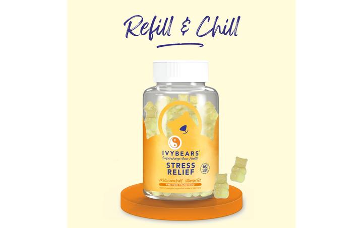 Actual product image IVYBears Stress Relief (60 Piece, Gummies, 150 g)