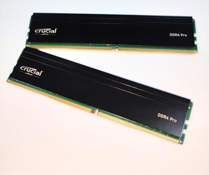 Actual product image Crucial 32 GB DDR4 RAM PC3200 PRO Gaming 1x32GB TRAY (1 x 32GB, 3200 MHz, DDR4-RAM, DIMM)