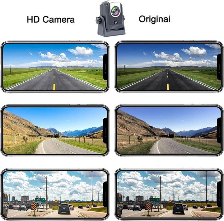 Image du produit Apfelkiste Caméra de recul magnétique sans fil WiFi pour voiture