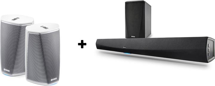 Denon HEOS HomeCinema + Zone 2 Stereo Bundle