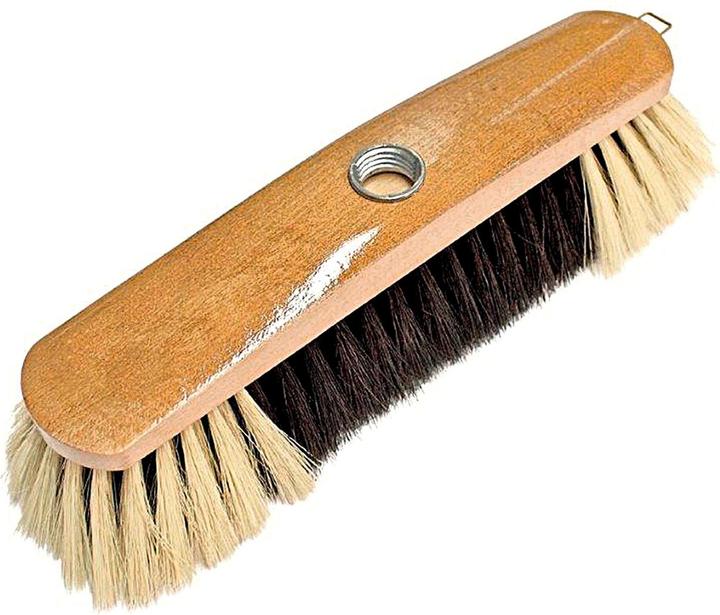 Peggy Perfect Zimmerbesen Buche nussbraun gebeizt Haarmischung 28cm (1 pcs.)