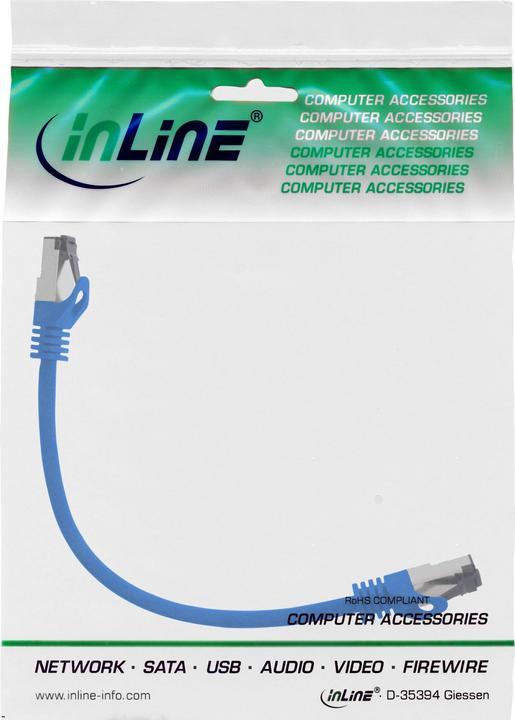 Actual product image InLine Patch cable (S/FTP, CAT8.1, 0.25 m)