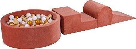 Produktbild Activity Board Kletterspielset aus weichem Schaumstoff mit Bällebad 90x30cm für Babys und Kleinkinder - Baby