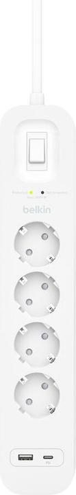 Immagine prodotto Belkin Protezione contro le sovratensioni Surgemaster (4 x, 2 m)