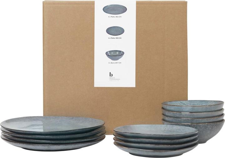 Produktbild Broste Copenhagen NORDIC SEA Geschirrset mittag für Vier (12 Stück)