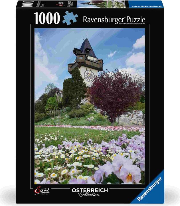 Image du produit Ravensburger Puzzle 12000611 - Tour de l'horloge de Graz - Puzzle de 1000 pièces pour adultes et enfants à (1000 pièces)