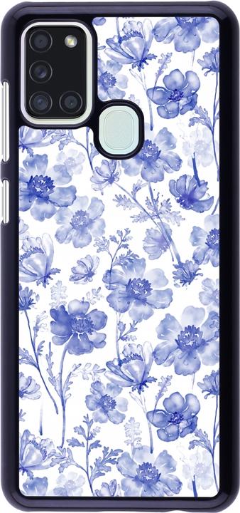 Produktbild PhoneLook Hülle Spring 23 watercolor blue flowers (Samsung Galaxy A21s)
