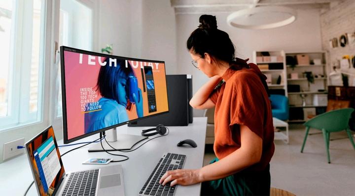 Produktbild Dell UltraSharp U4021QW (5120 x 2160 Pixel, 39.70")
