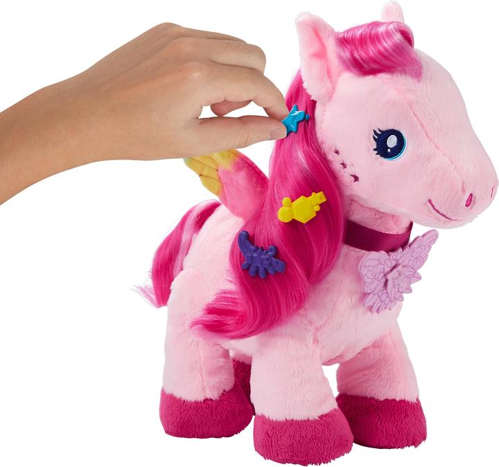 Immagine prodotto Barbie Laufender Pegasus mit Flatterflügeln Funktionsplüsch (29.21 cm)
