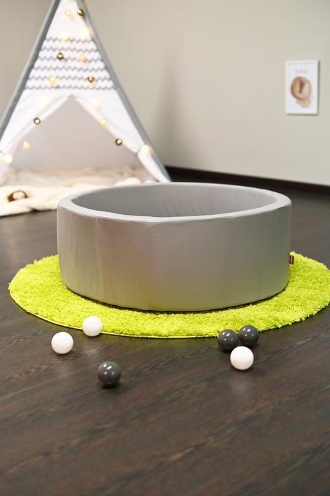 Image du produit Knorrtoys Piscine à balles soft "Grey" - 100 balles grey/white (environ 6cm de diamètre)
