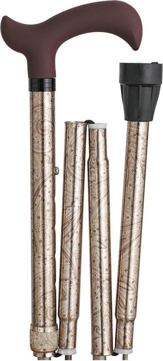 Herdegen Metallstock Fashion faltbar Kashmir pastel mit Derby-Softgriff