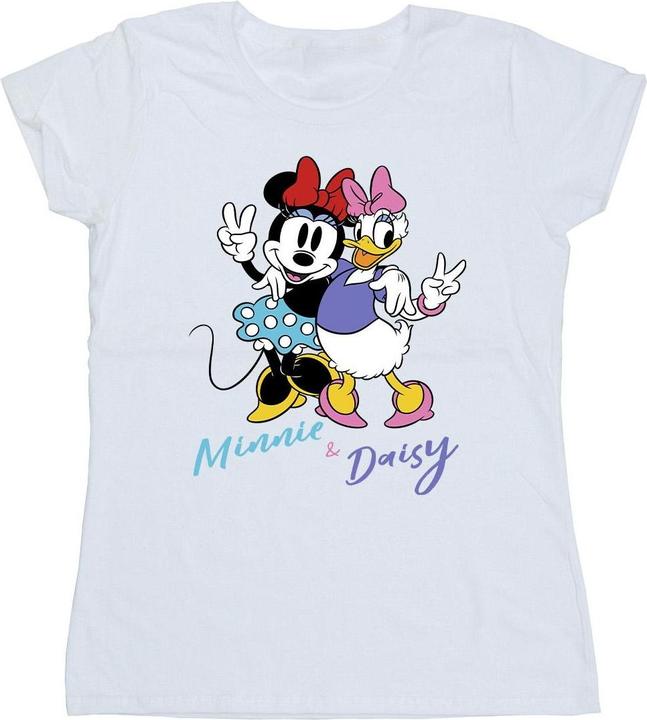 Actual product image Disney Womens/Ladies Minnie Mouse And Daisy Cotton T-Shirt (XL)