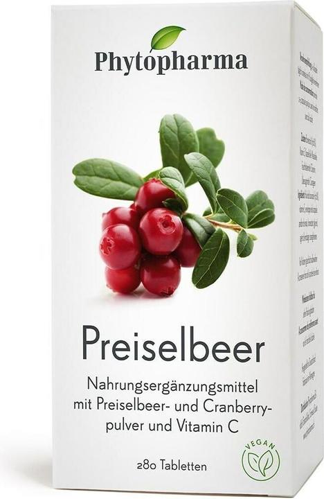 Actual product image Phytopharma Cranberry (280 Piece, Pills, 140 g)