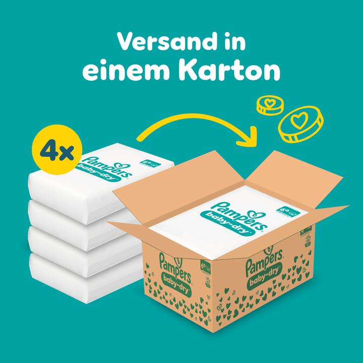 Produktbild Pampers Baby-Dry (Gr. 6+, Monatsbox, 144 Stück)