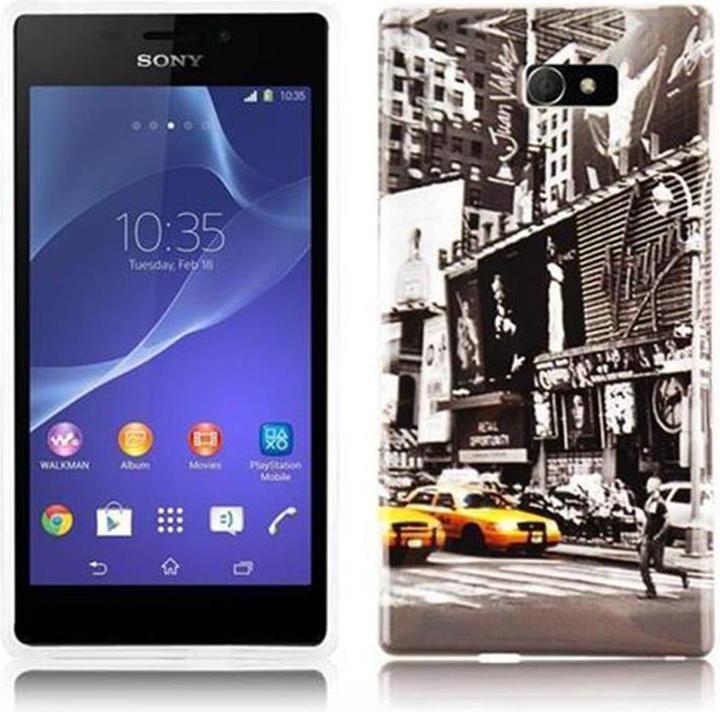 Produktbild Cadorabo Hard Cover mit Aufdruck Cover (Sony Xperia M2, Sony Xperia M2 Aqua)