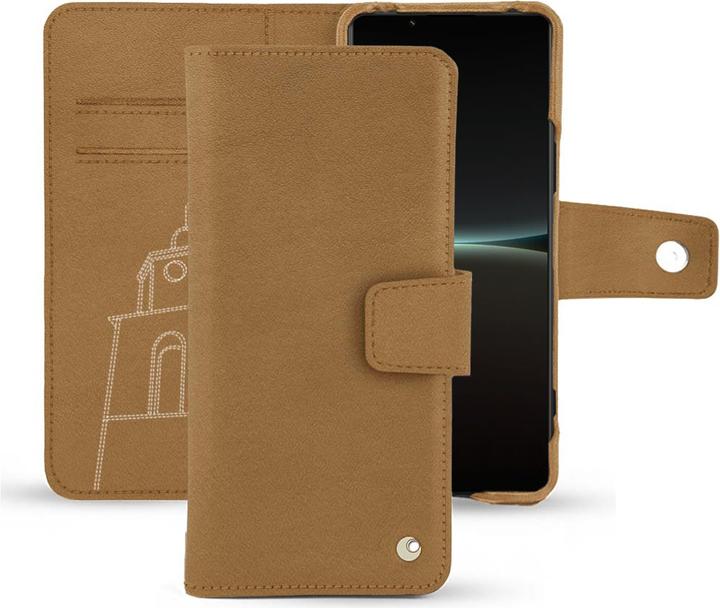 Actual product image Noreve Leather wallet with horizontal flap (Sony Xperia 5 IV)