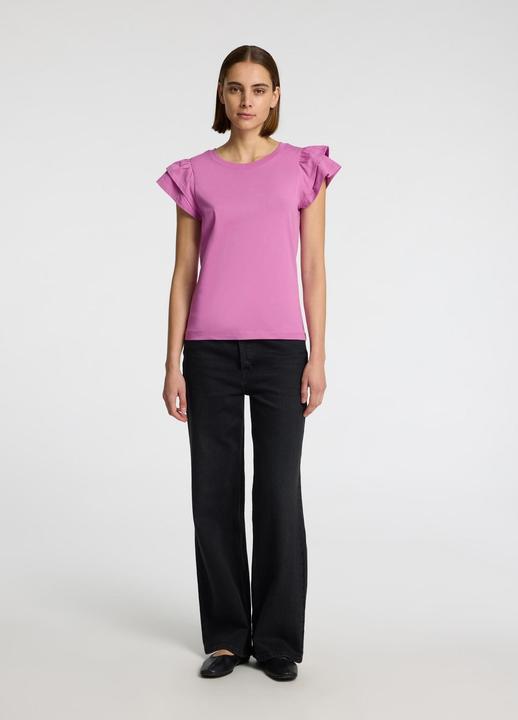 Actual product image Selected Femme Kurzarm Oberteil mit Rüschen (M)
