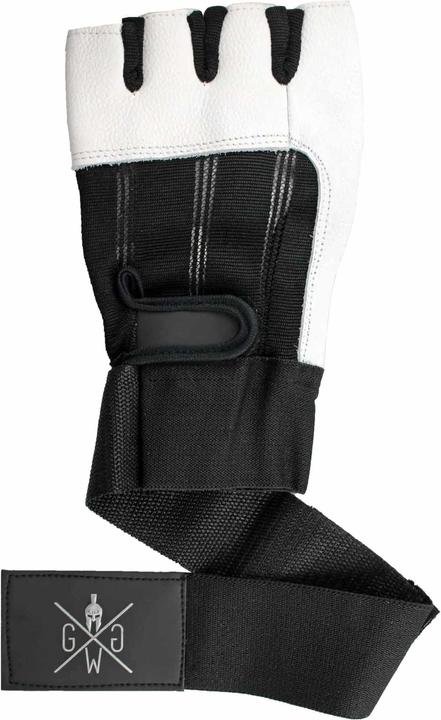 Produktbild Gym Generation Fitness Handschuhe aus Leder / weiss (XL)
