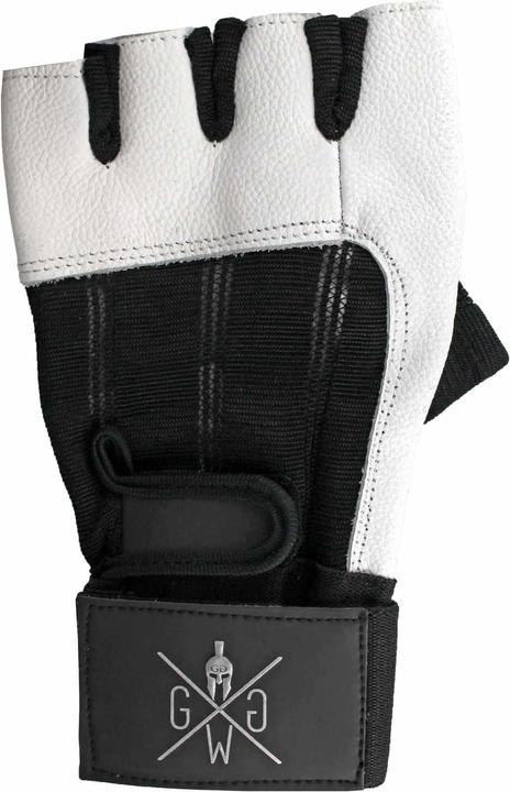 Produktbild Gym Generation Fitness Handschuhe aus Leder / weiss (XL)